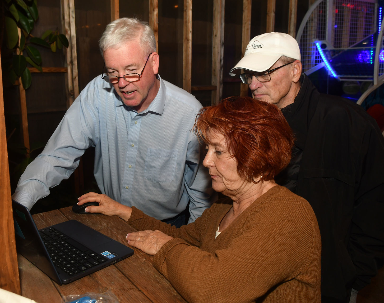 Mike Matson election night party